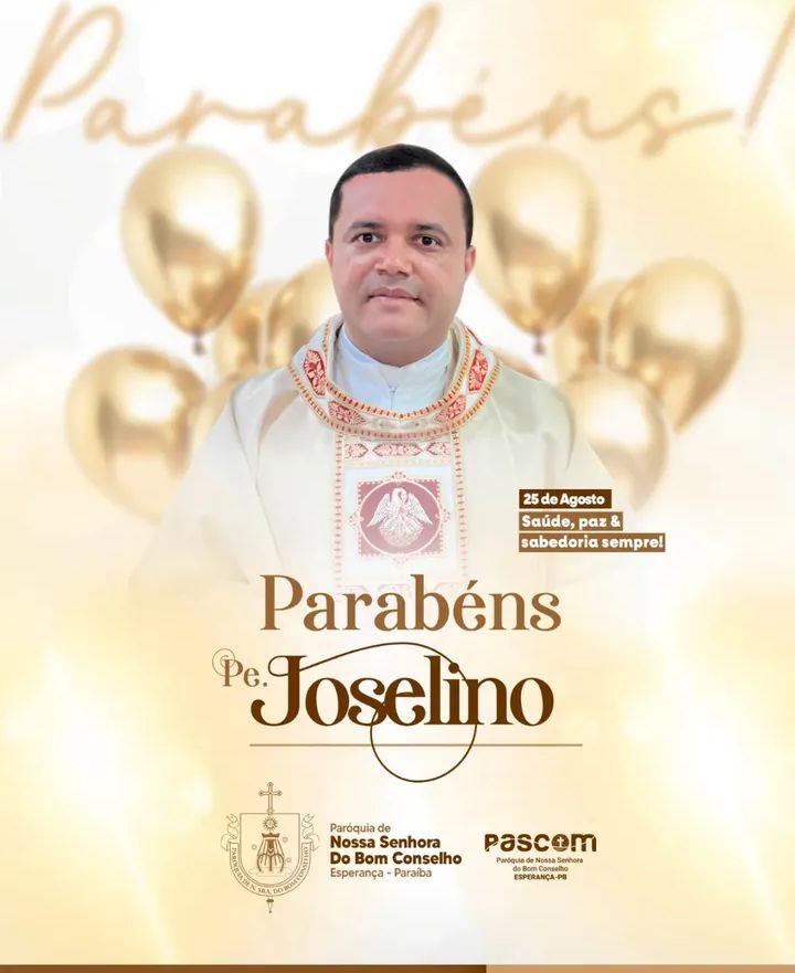 ​Hoje é aniversário do padre joselino